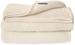 Wollen deken van GoodNight in een prachtige ivoorkleur