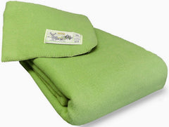 Lime kleurige Aabe deken Orion