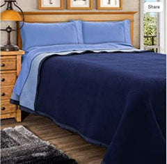 Wollen deken Dreamtime donkerblauw 500 Voorradig