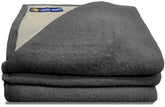 GoodNight biedt een wollen deken in de kleur grijs aan bij de Dekenshop