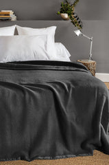 Katoenen deken CoolCotton antraciet